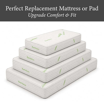 Ababy Bassinet & Cradle Mattress With Water-Resistant Bamboo Cover (photo 3)