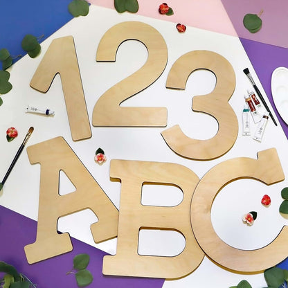 Good Wood By Leisure Arts 9.5 Inch Wooden Letter B for Crafts and Decor