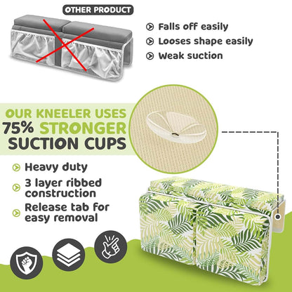 BabyOneStop Bath Kneeler & Elbow Rest Pad Set Memory Foam