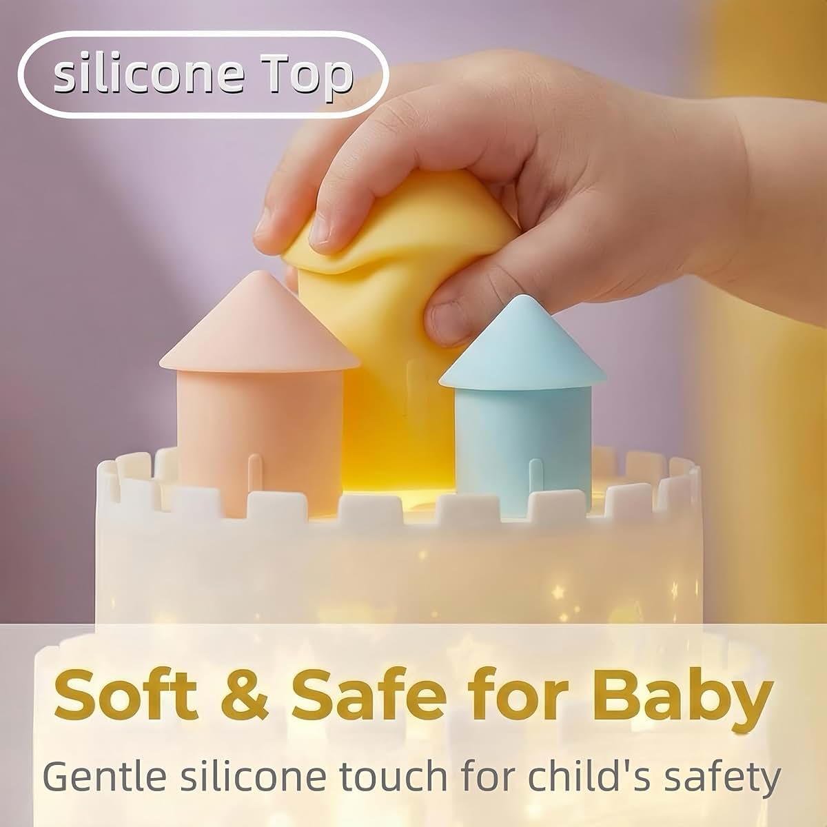ColorSavvy Princess Night Light For Kids - Rotating Star Projector