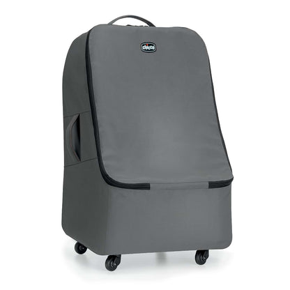 Chicco Car Seat Travel Bag in Anthracite, 4-Wheel Spinner Design
