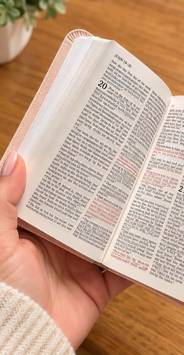 Pacidoodle Personalized Baby Bible with Name Engraved (Pink)