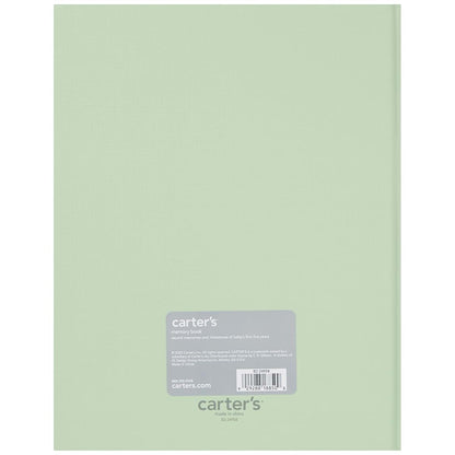 Carter's Homegrown Gender Neutral Baby Journal Memory Book 48 Pages