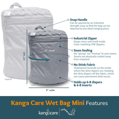 Kanga Care Wet Bag Mini Seam Sealed 3D Waterproof Novela