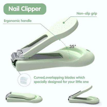 HyAdierTech Baby Nail Clippers Set, 4-in-1 Baby Nail Care Kit with Cute Case (photo 4)