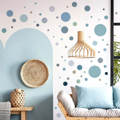 BabyOneStop Polka Dot Wall Decals Colorful Circle Stickers