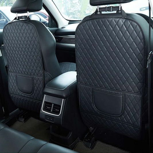 ZGQZGQ Car Seat Back Protectors for Hyundai Palisade 2018-2025, Black, 2 Pcs