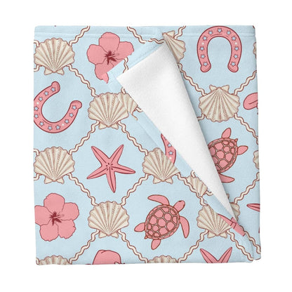 Cstdyfrv Coastal Cowgirl Baby Blankets for Boys Girls Western Cowgirl Swaddle Receiving Blanket Summer Beach Soft