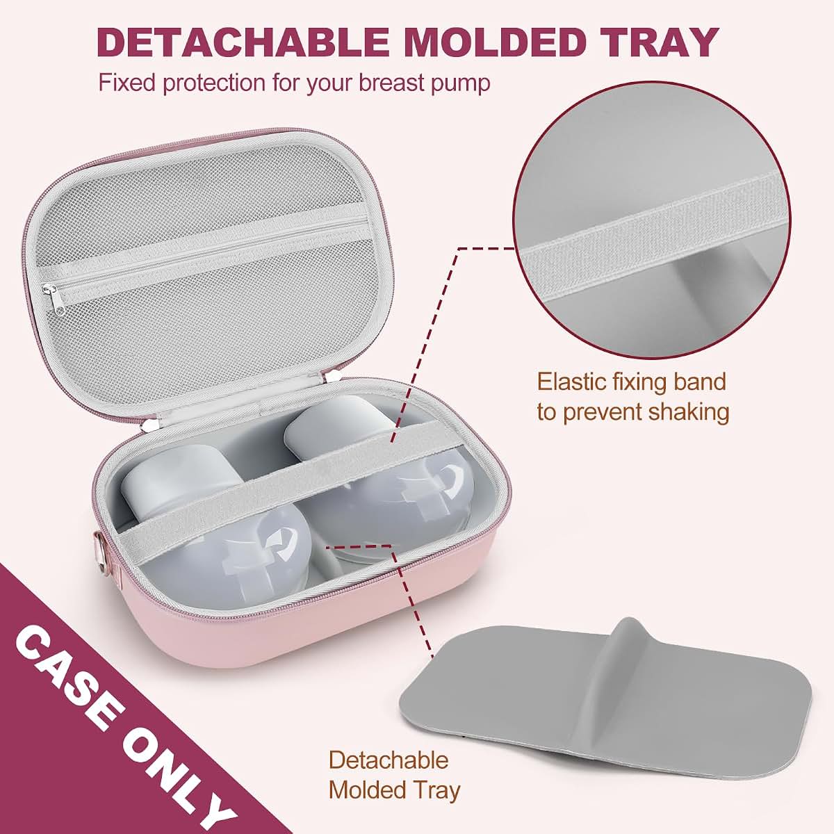 Wearable Breast Pump Carrying Case for Momcozy & Willow Pumps