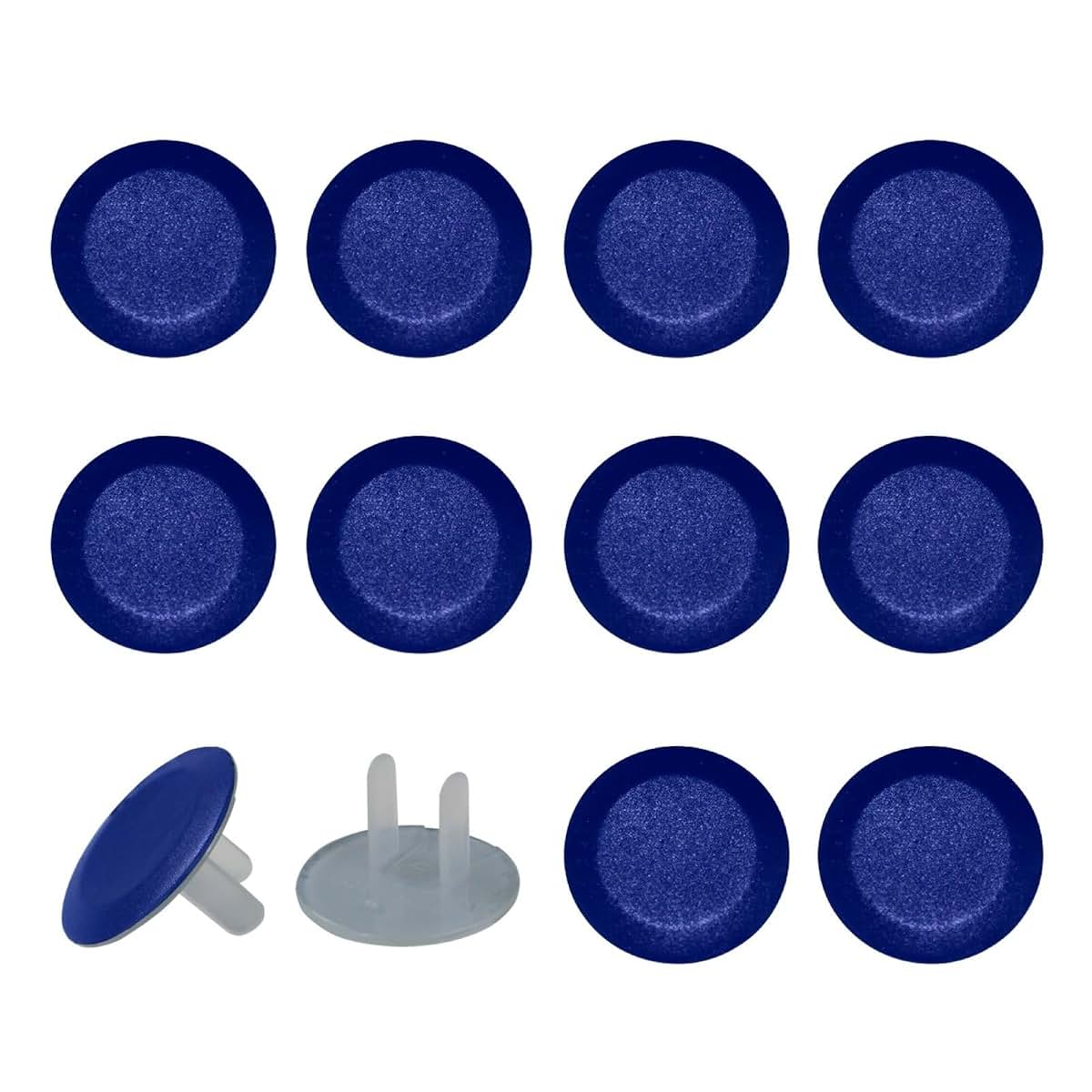 CDGIRUOWUNV Plastic Outlet Covers 24-Pack Round Wall Socket Protectors