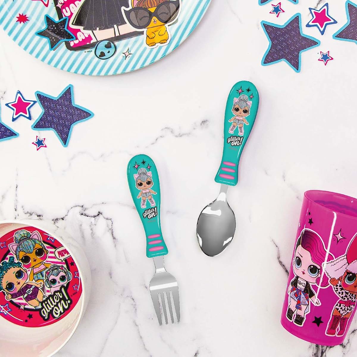 Baby Flatware and Cutlery Set, Mealtime Use