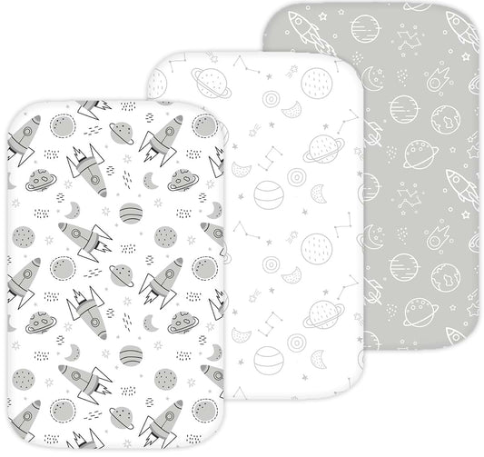 TANSY PANDA Bassinet Sheets for Airclub, AMKE, LovliTod Baby, Bonbay, Bellababy Bedside Bassinet Sleeper by TansyPanda