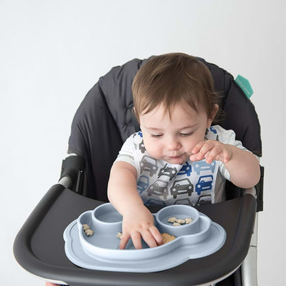 Kushies Siliplate Silicone Divided Plate for Baby and Toddler Feeding