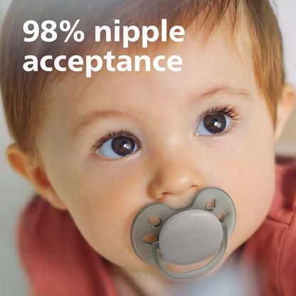 Philips Avent Ultra Soft Pacifier for Babies 6-18 Months, 4 Pack