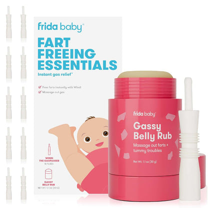 Frida Baby Fart Freeing Essentials with Windi and Gassy Belly Rub