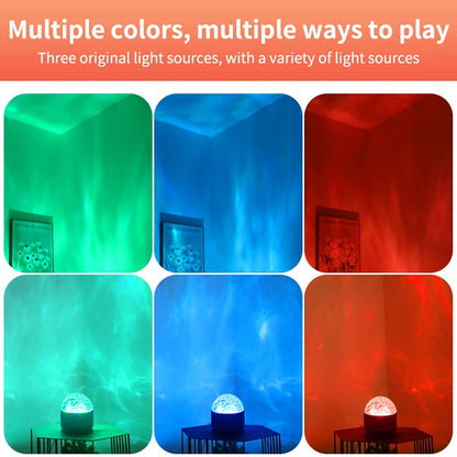 Yinhamnl 2-in-1 Galaxy Light Projector with Aurora and Ocean Wave Effects (photo 2)