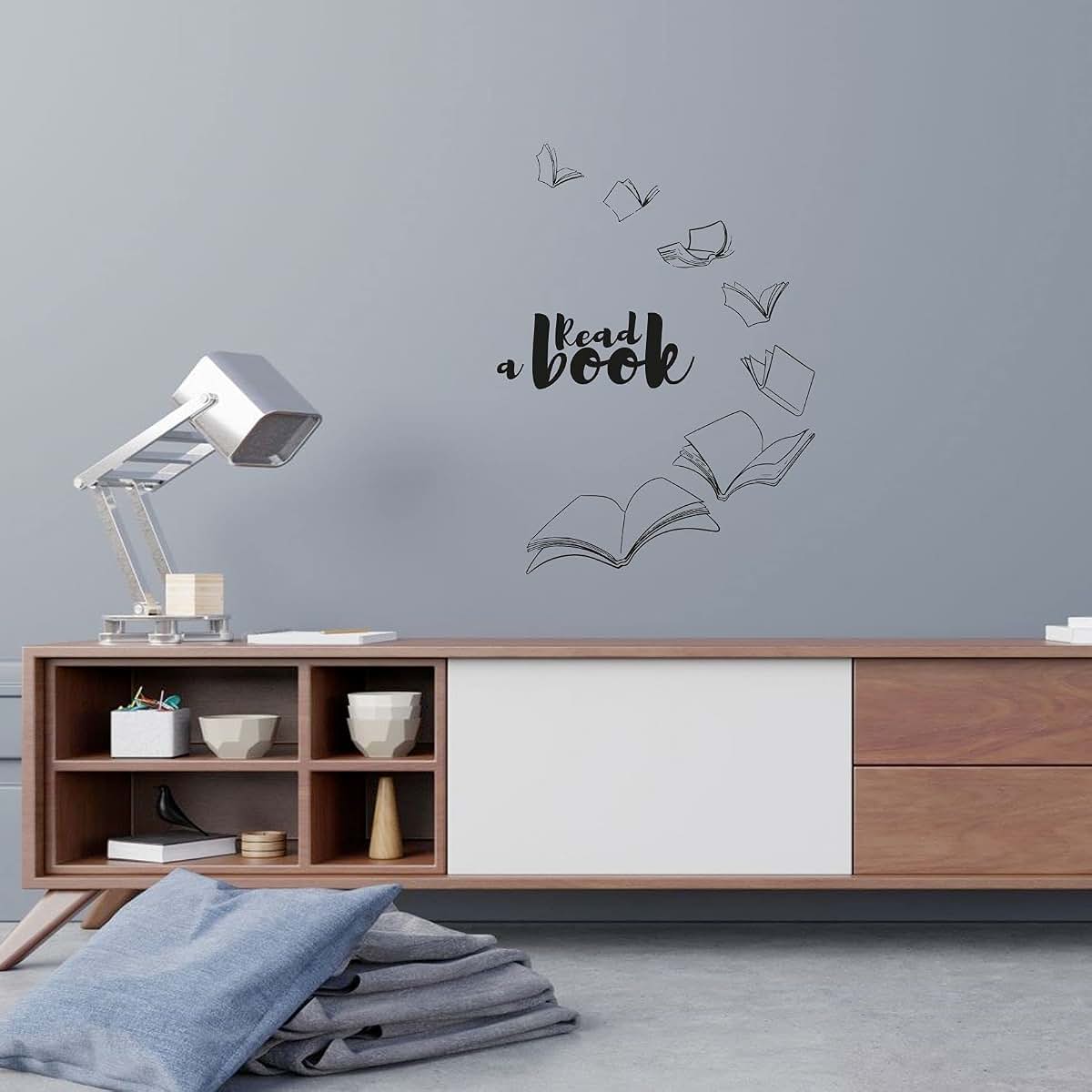 All Things Valuable Read A Book Vinyl Wall Art Sticker (photo 3)