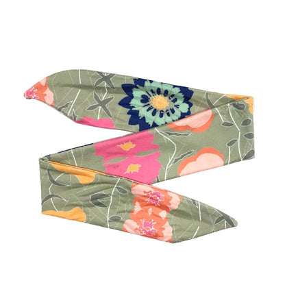Wrapables Mommy and Me Boho Headband Headwrap, Floral Fun (photo 4)