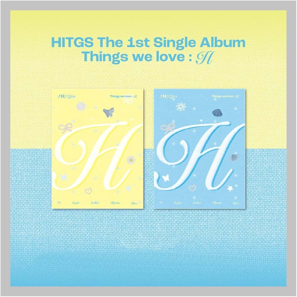 Hitgs Things 1st Single Album With Photocards