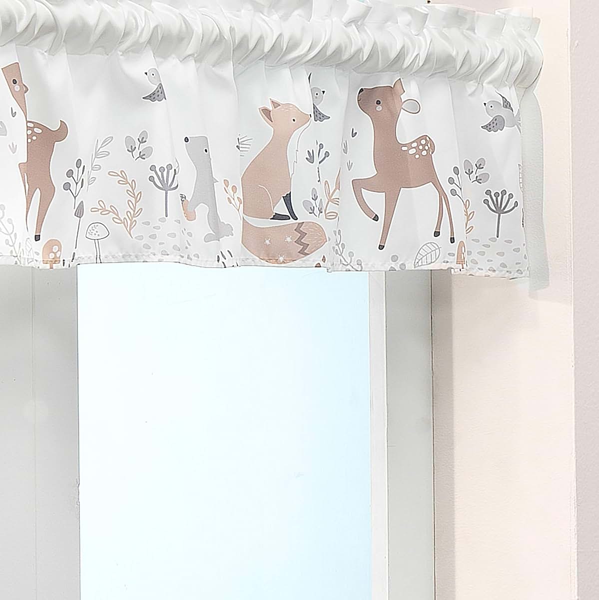 Bedtime Originals Deer Park Window Valance, 54" x 10", Microfiber