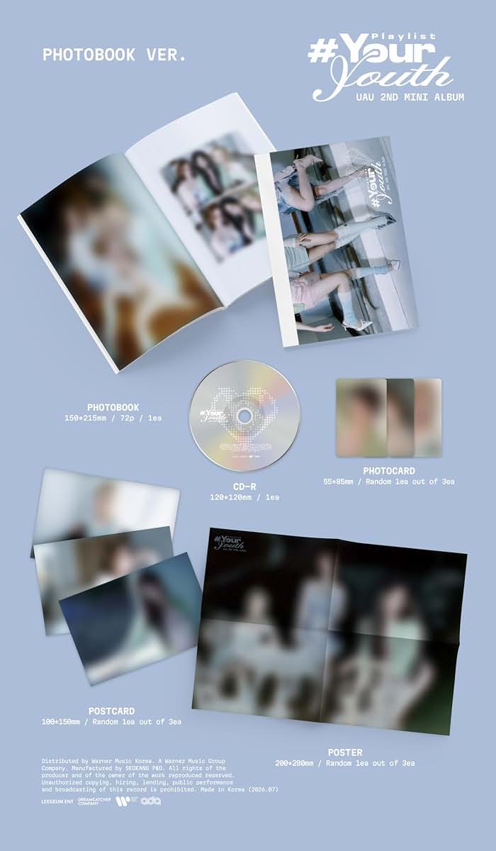 Dreamcatcher Uau Playlist Your Youth 2nd Mini Album (Photobook Version)