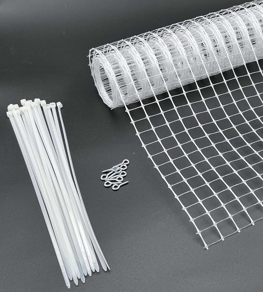 Kidkusion Deck Guard Railing Netting - 20 Foot Natural