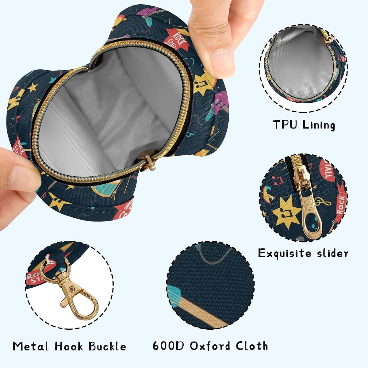 Pacifier Holder Case | Portable Travel Storage Pouch