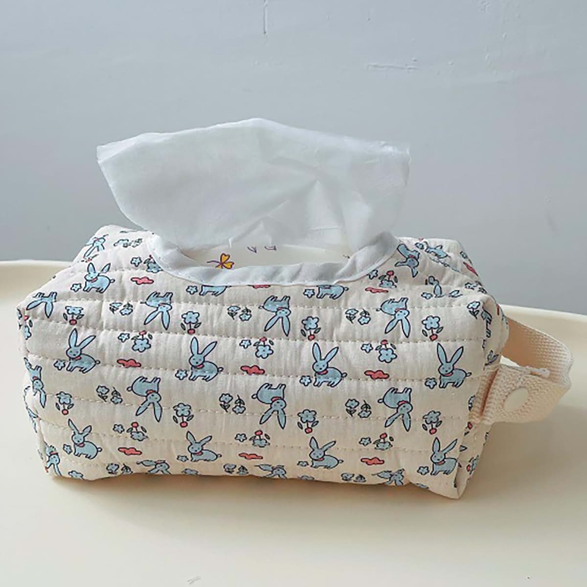 BabyOneStop Cotton Wipe Dispenser Case, Quilted Holder for Home and Travel