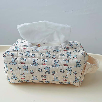 BabyOneStop Cotton Wipe Dispenser Case, Quilted Holder for Home and Travel