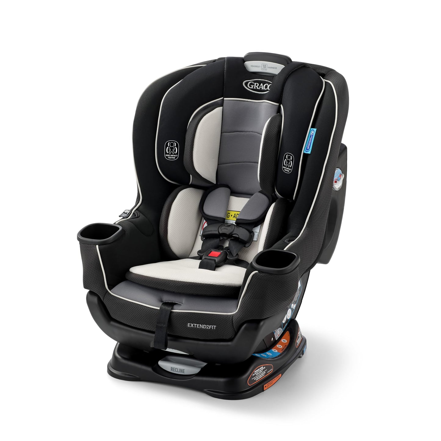 Graco Extend2Fit Car Seat - Adjustable Extension Panel, Gotham
