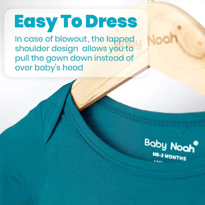 Knotted Baby Gown Set for Newborns | 2-Pack Sleepwear