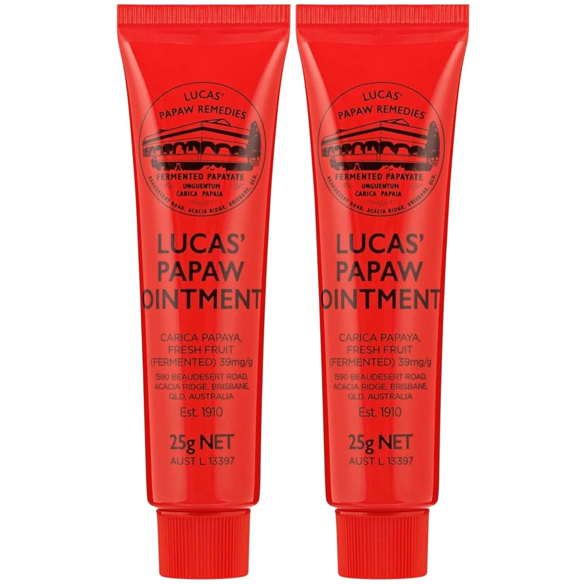 Lucas Papaw Ointment 25g 2-Pack Multipurpose Skin Balm