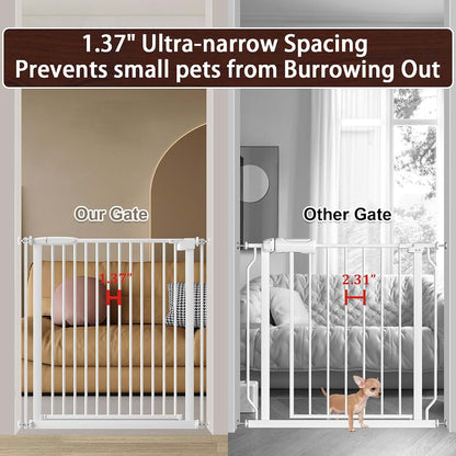 Dearbb Extra Wide Pressure Mounted Metal Baby Gate And Pet Gate (photo 2)