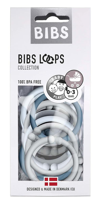 BIBS Loops 12-Pack Hanging Toy for Infants and Toddlers