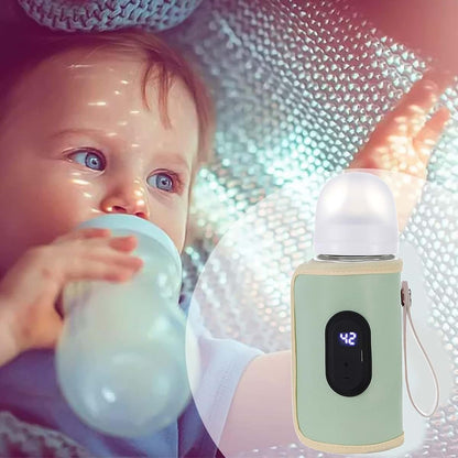 Tianquxngi Digital Display Portable Milk Bottle Warmer Sleeve (photo 2)