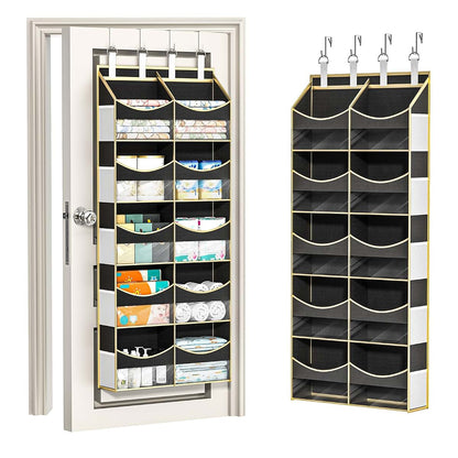 5 Tier Over the Door Storage Organizer, 10 Compartments