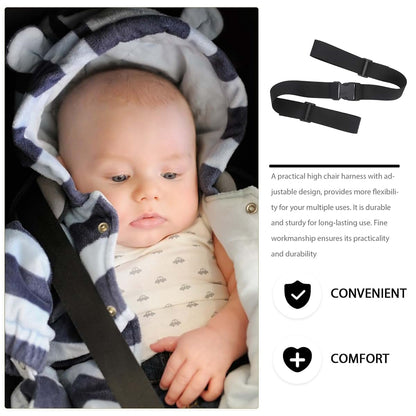 Adjustable Baby & Toddler Safety Harness Straps for High Chairs and Strollers