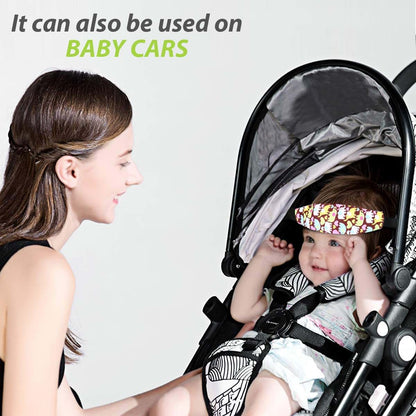 Donier Toddler Car Seat Neck Relief And Head Support Band - 2 Pack (photo 4)
