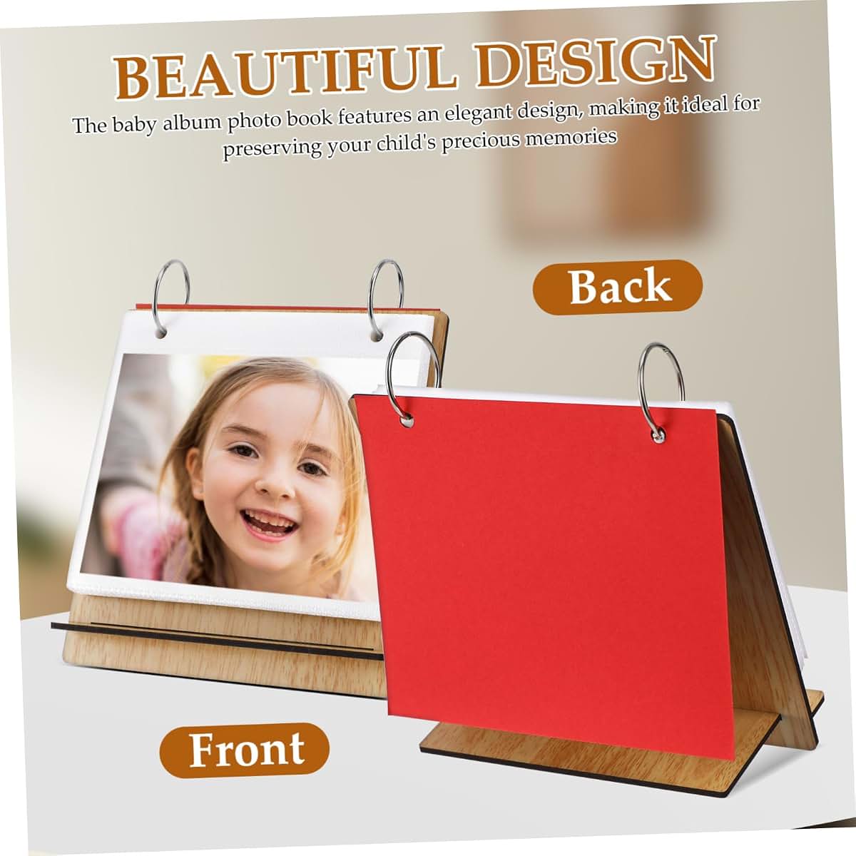 Photo Album Picture Frame for Desk Tabletop Display