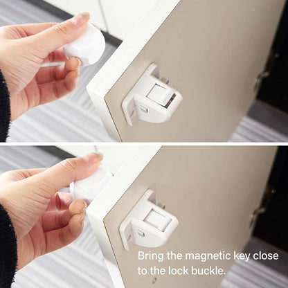 Kimitimi 20 Pack Magnetic Cabinet Locks Baby Proofing Child Safety
