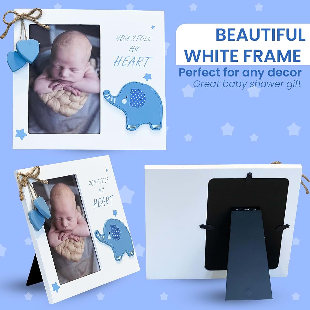 Cedar Creek Sellers You Stole My Heart Wooden Baby Picture Frame