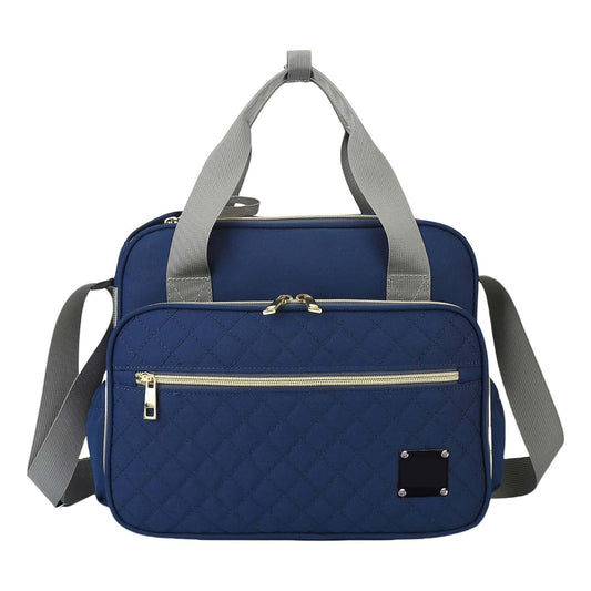 Blulily Large Capacity Diaper Bag With Adjustable Strap