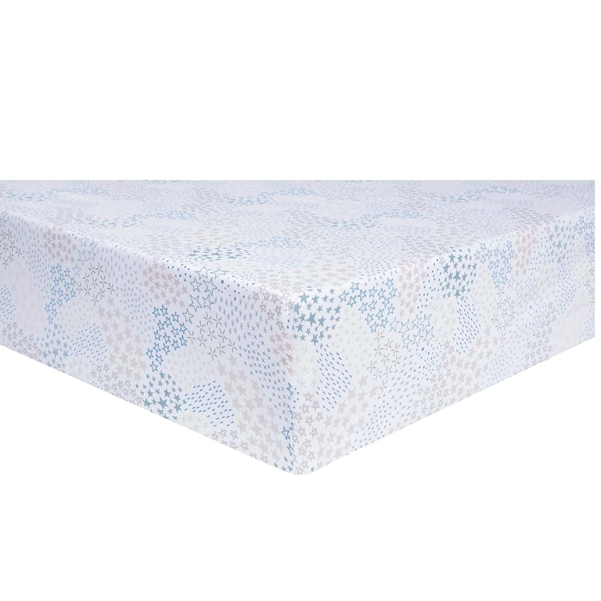 Trend Lab Starry Night Fitted Crib Sheet, 100% Cotton (photo 2)