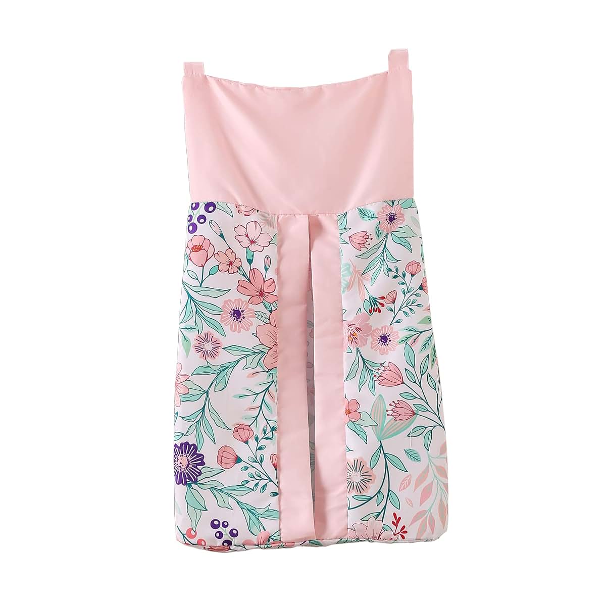 CribMATE Pink Floral Cot Diaper Organizer Bag for Baby Girl (photo 3)