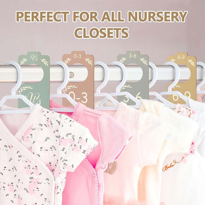 Baby Closet Dividers Organizer Set for Newborn to 24+ Months