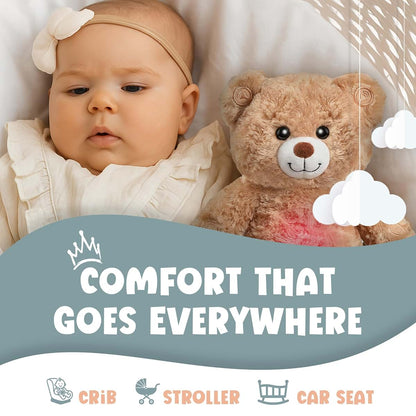 Gemma Joy Teddy Bear Plush Heartbeat Sleep Soother With Cry Sensor (photo 3)