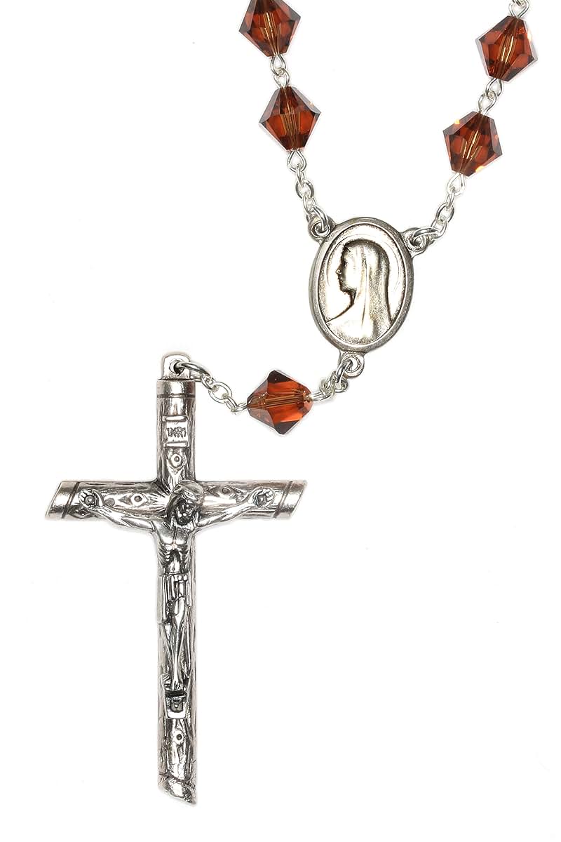 Rosaries One Decade Auto Rosary Smoke Topaz (photo 3)