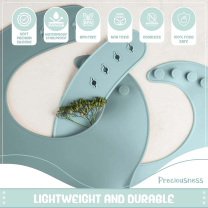 Baby Bib for Mealtime Messes and Easy Cleanup