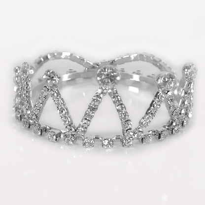 Stephan Baby Glitzy & Glamorous Mini Crown for Baby, Small Size, Crystal