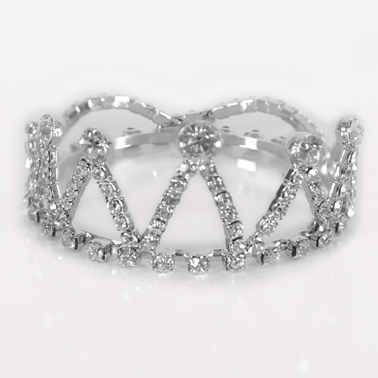 Stephan Baby Glitzy & Glamorous Mini Crown for Baby, Small Size, Crystal